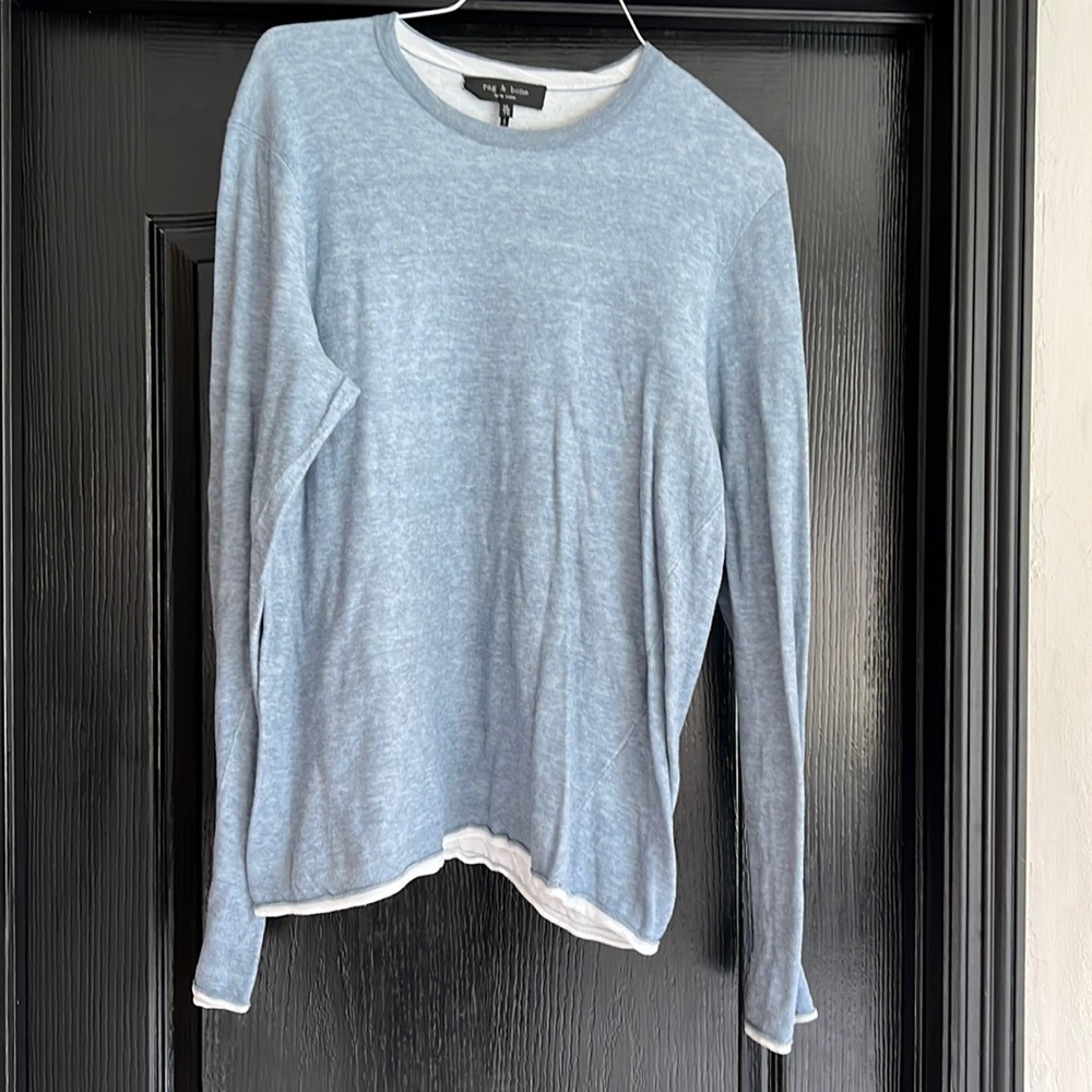 Rag and bone mens xl cotton and wool shirt